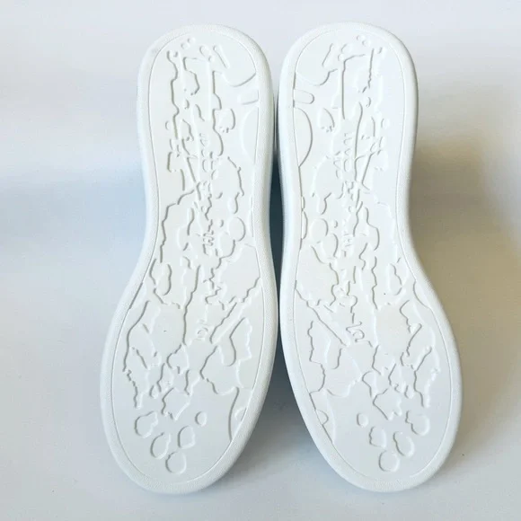 Berness‎ Classic White Sneakers with Glitter Sparkling Twist, Size 9, NWOB - Picture 8 of 10